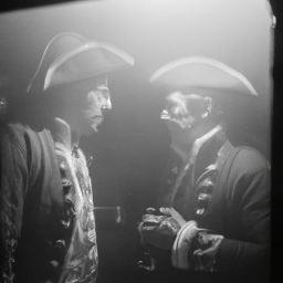 Avast! ‘Tis Ariana Grande sparrin’ with Selena Gomez at the Oscars, in the minds of their loyal crew! Arrr!