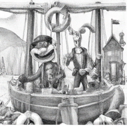 "Arrr, five jolly tales fer wee scallywags to feast yer eyes upon, set sail on the streaming seas!"